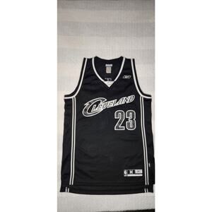 Vintage Reebok Cleveland Cavaliers Lebron James Mesh Jersey Men Sz Medium VTG 90